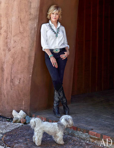 Джейн Фонда показала свое ранчо в Нью-Мексико